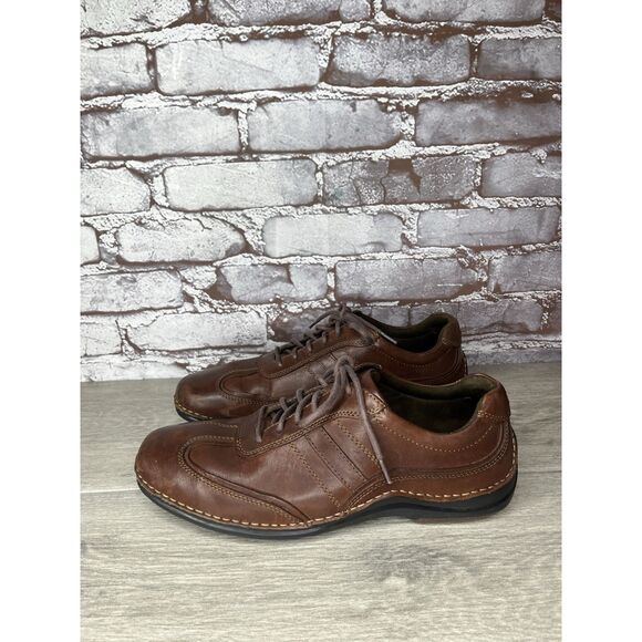 Rockport K52456 Brown Leather Casual Lace Up Casual Sneakers Men’s Sz 9M US/42EU main image 15